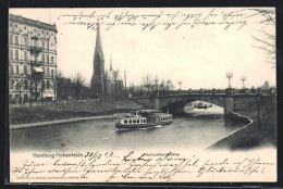 AK Hamburg-Hohenfelde, Kuhmühlenbrücke Mit Kirche  - Nord