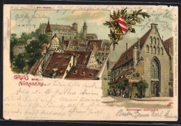 Künstler-AK Erwin Spindler: Nürnberg, Kgl. Burg, Bratwurst-Glöcklein  - Other & Unclassified