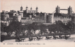 LONDON - The Tower Of London And Tower Bridge - Altri & Non Classificati