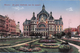 ANTWERPEN - ANVERS - La Gare Centrale , Vue Du Square - 1922 - Antwerpen