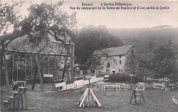 ESNEUX - L'Ourthe Pittoresque - Vue Du Restaurant De La Ferme De Rosière Et D'une Partie Du Jardin - 1908 - Esneux