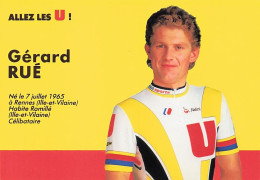 Vélo - Coureur Cycliste Gerard Rué - Team U -cycling - Cyclisme - Ciclismo - Wielrennen - - Cyclisme