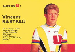 Vélo - Coureur Cycliste  Vincent Barteau - Team U -cycling - Cyclisme - Ciclismo - Wielrennen -maillot Jaune Sur Tour Fr - Wielrennen