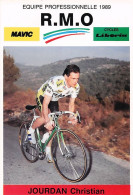 Vélo - Cyclisme - Coureur Christian Jourdan - Team R.M.O - Cycling