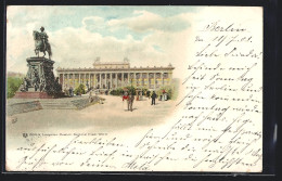 Lithographie Berlin, Lustgarten Mit Museum Und Denkmal Friedrich Wilhelm III.  - Mitte