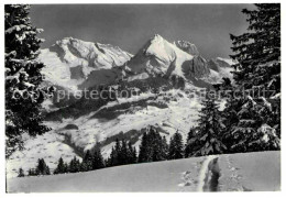 12821456 Obertoggenburg Winterpanorama Skigebiet Mit Saentisgruppe Appenzeller A - Autres & Non Classés