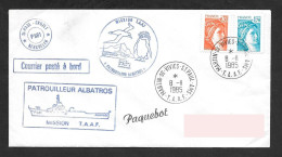 2 04	395	-	Pat. Albatros - Martin-de-Vivies 8/11/1985 - Posta Marittima