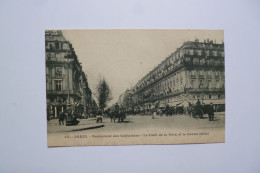 PARIS  -   Boulevard Des Capucines - Le Café De La Paix Et Le Grand Hôtel - Places, Squares