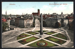 AK München, Karolinenplatz Mit Obelisk  - Muenchen