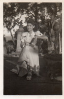 Photographie Photo Vintage Snapshot Ile Maurice Port Louis Femme Mode  - Other & Unclassified