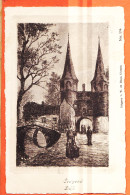 05869 / Inkt Pentekening DELFT Zuid-Holland Oostpoort 1900s Uitgave V.W De HAAN Utrecht N° 24 - Delft
