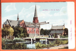 05961 / ALFEN Alphen Zuid-Holland R.C. Kerk Ophaalbrug Eglise Pont-Levis 1910s- NAUTA Velsen 10093 Nederland Pays-Bas - Alphen A/d Rijn
