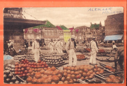 05912 / ALKMAAR Noord-Holland Kaasmarkt Cheese Market 1910s SALMON Sevenoaks Kent F.B Den BOER Middelburg Nederland - Alkmaar