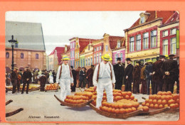 05917 / ALKMAAR Noord-Holland Kaasmarkt Te Marché Marchands Fromage 1900s  Photochromie Serie 174 Nr 3070 - Alkmaar