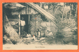 05653 / ⭐ (•◡•) ♥️ Rare TAHITI Case De TAHITIENS 1910s F. HOMES - Tahiti