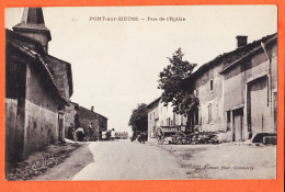 05667 / ⭐ ◉  Peu Commun PONT-sur-MEUSE (54) Rue Eglise 1923 à BOUF Instituteur à Crion Luneville Photo FERNIER Commercy - Autres & Non Classés