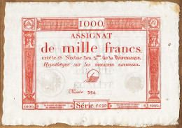 05968 / ⭐ (•◡•) ♥️ Etat SPL+ Rare Assignat Signé DARNAUD 1000 MILLE FRANCS 18 Nivôse AN 3 N° 354 Série 1650  - Assignats & Mandats Territoriaux