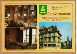 05749 / ⭐ ◉  CAUDEBEC-en-CAUX Hôtel-Restaurant LE NORMANDIE Cuisine Maître Canardier Alain GREMOND 1990s  - Caudebec-en-Caux