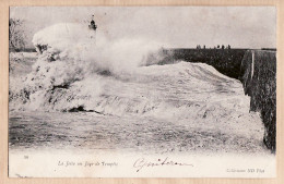 05517 / ⭐ ◉  LE TREPORT Seine-Maritime Phare Jetée Jour De Tempête Postée 1904 - NEURDEIN N° 20 - Le Treport