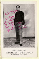 05769 / ⭐ ◉  Peu Commun AUTOGRAPHE Georges BENARD MARCHEUR HAVRAIS Datée 23.09.1954 TOUR FRANCE Départ LE HAVRE 19 Mars - Unclassified