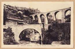 05584 ● PRIVAS Ardèche Les Ponts De BOURDELY Sur Le MEZAYON 1933 à Maurice PRINSAC St-Etienne-Boulogne - Privas