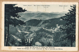 05610 ● Vallée BOUTIERES Viaduc BOMPAS 07-Ardèche Route Du PUY à LAVOULTE Cachet MEZILHAC 1933 à PRINSAC La Combe - Altri & Non Classificati