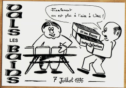 05594 ● VALS-les-BAINS 07-Ardeche Finalement Plus à L'aise à VALS XVIe Bourse Aux Collections 7 Juillet 1996 N°150/500 - Vals Les Bains