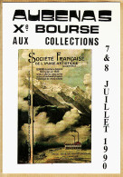 05574 ● AUBENAS 07-Ardèche Cppub USINE Des EDITIONS ARTIGE Xe Bourse Collections Juillet 1990 - PIRATE Coll. PRIVEE - Aubenas