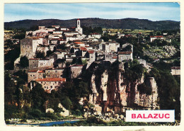 05619 / ⭐ (•◡•) 07-Ardeche Pittoresque BALAZUC Village Sarrazins Falaises Flamme Poste AUBENAS 24.08.1973-IRIS 2066  - Autres & Non Classés