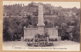 05552 ● ● Peu Commun MIRIBEL Ain Inauguration Du Monument Aux Morts 31 Juillet 1921 CpaWW1 M. Et Cie Lyon 3 - Unclassified