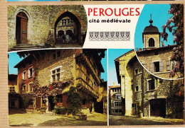 05557 / ⭐ ◉ Etat Parfait - PEROUGES Ain Cité Médiévale Multivues 1965s Editions CELLARD  N.50699 - Pérouges