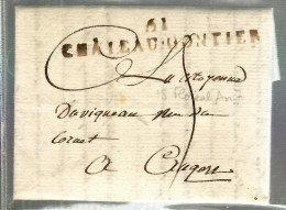 80231 - 51 /  CHATEAU GONTIER 1799 - 1801-1848: Précurseurs XIX