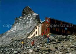 12810696 Zermatt VS Hoernlihuette SAC Berghotel Belvedere Matterhorn  - Otros & Sin Clasificación