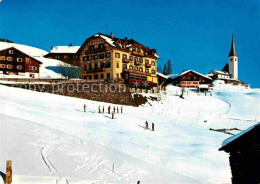 12802696 Tenna GR Skigebiet Mit Kirche Hotel Alpenblick Tenna - Autres & Non Classés