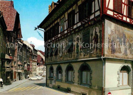 12801996 Stein Rhein Rathaus Wandgemaelde Von Prof Haeberlin Historisches Gebaeu - Andere & Zonder Classificatie