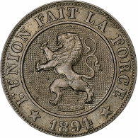 Belgique, Leopold I, 10 Centimes, 1894, Bruxelles, Cupro-nickel, SUP, KM:42 - 10 Centimes