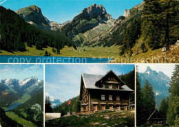 12793556 Plattenboedeli Bruelisau Berggasthaus Zum Saemtisersee Bergsee Alpenpan - Sonstige & Ohne Zuordnung