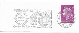 FRANCE. POSTMARK. PERIGUEUX. HOUSES OF THE CONSULS - 1961-....