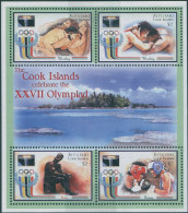 Aitutaki 2000 SG712a Olympic Games Sydney Sheetlet MNH - Cookeilanden