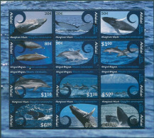 Aitutaki 2012 SG802 Whales Dolphins MS MNH - Islas Cook