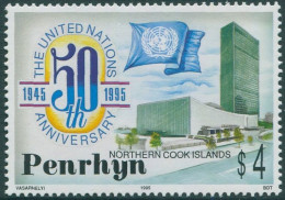 Cook Islands Penrhyn 1995 SG516 $4 United Nations MNH - Penrhyn