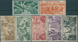 French Oceania 1946 SG179-185 Airmails MLH - Sonstige & Ohne Zuordnung