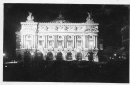 Photographie Photo Vintage Snapshot Paris Opéra Garnier Nuit Night - Orte