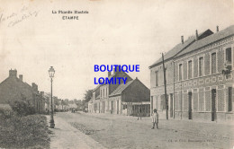 02 Etampe Etampes Rue CPA La Picardie Illustrée Editeur Boullangez - Other & Unclassified