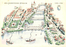 12771156 Zuerich ZH 600 Jahr Feier Illustration Zuerich - Sonstige & Ohne Zuordnung