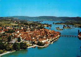 12767146 Stein Rhein Fliegeraufnahme Mit Insel Werd Und Untersee Stein Am Rhein - Other & Unclassified