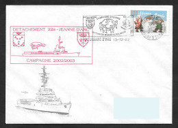 2 04	402	-	GEAOM 2002/03 –  Détachement 22S   13/12/2002 - Naval Post