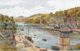 R050735 Looe. River And Bridge. Salmon. No 2411. 1949 - Monde