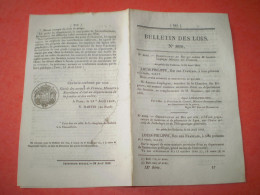 Bulletin Des Lois: Elèves écoles De Médecine. Compteur à Gaz Selligue. Pont Suspendu à Bart, Doubs Avec Tarifs De Passag - Wetten & Decreten