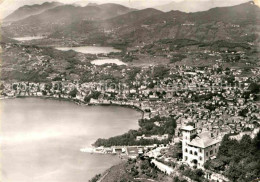 12760276 Lugano Lago Di Lugano Monte Bre Vetta Kulm Veduta Aerea Luganersee Luga - Sonstige & Ohne Zuordnung